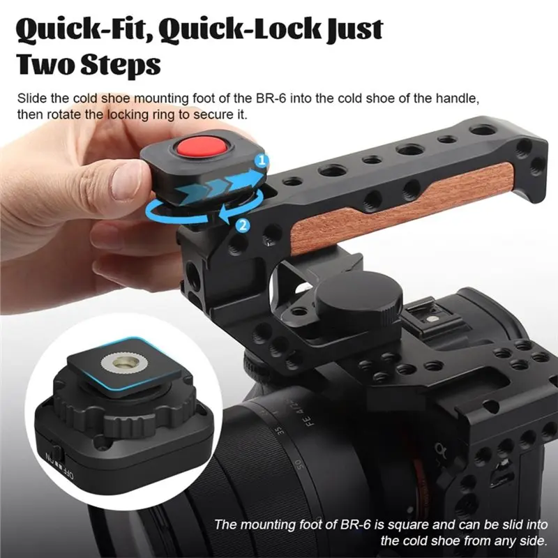 Bluetooth Remote REC Button For Sony/Canon/Nikon/Fujifilm DTC7