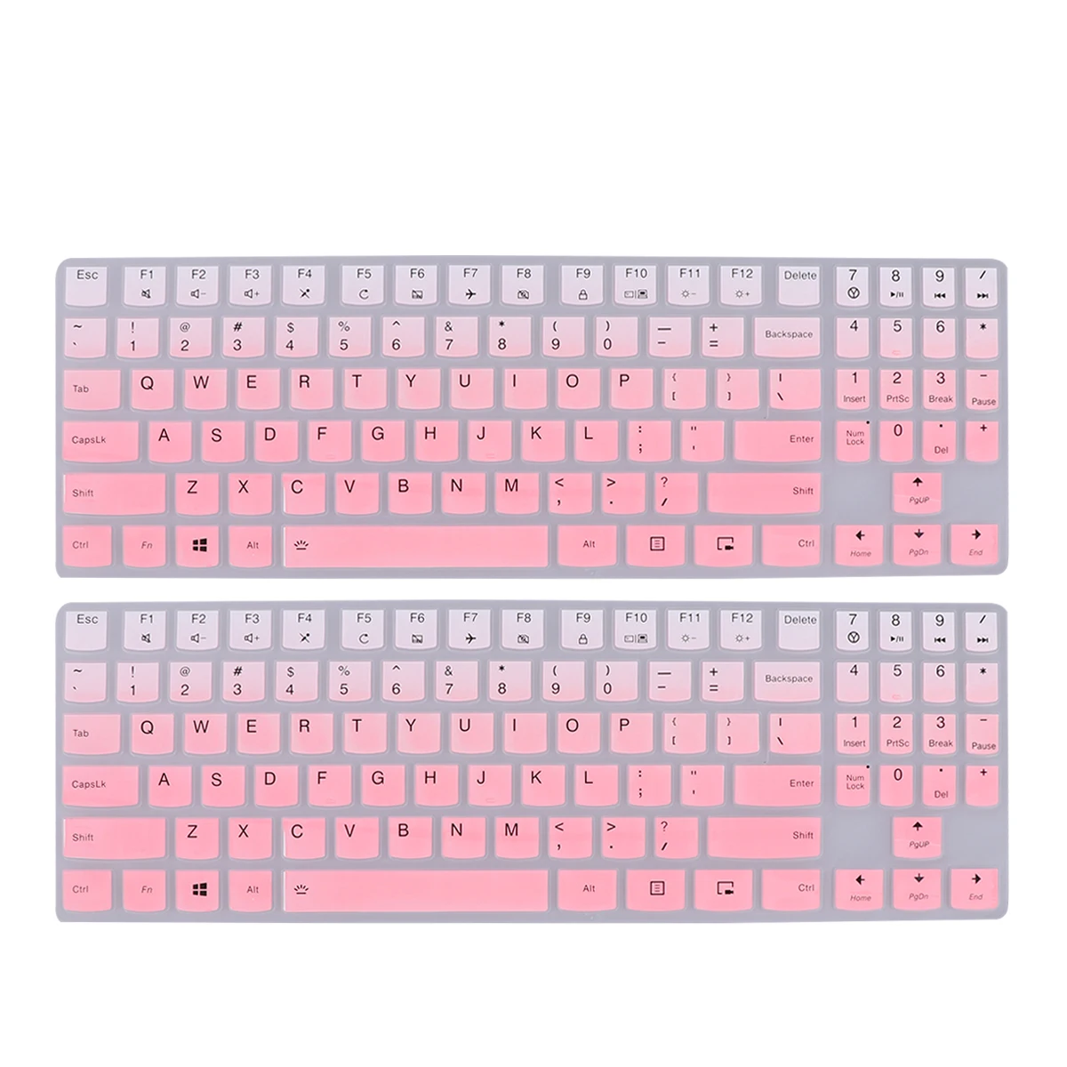 

2Pcs Soft Keyboard Cover Dustproof Silicone Film for Laptop Keyboards Compatible with 15.6 Inches Models