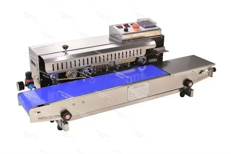 SF150N Nitrogen Flush Continuous Band Sealer Pouch Horizontal Solid Film Sealing Machine