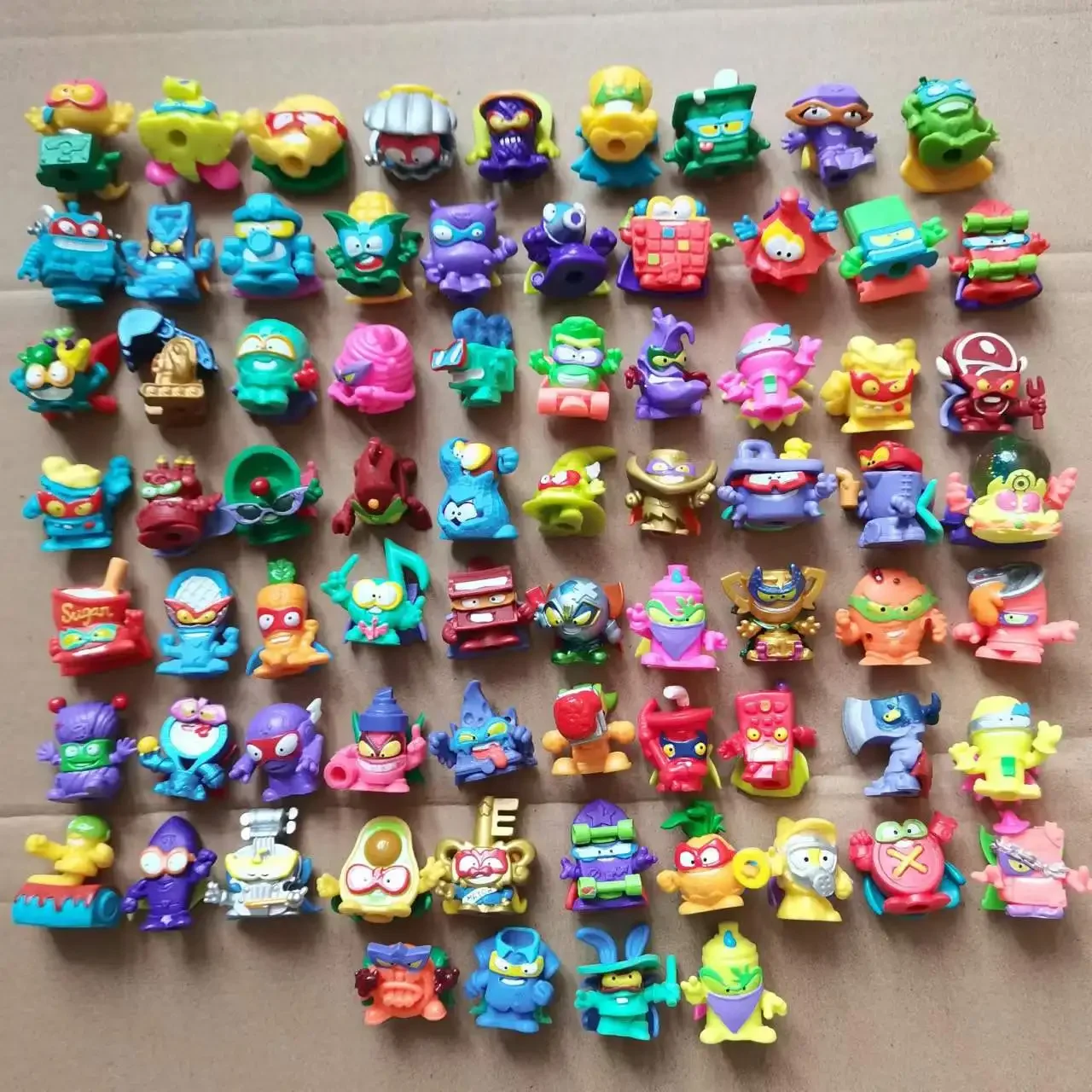 Superthings Different Superzings Action Figures 3CM Super Zings Garbage Trash Collection Toys Model Kids Gift