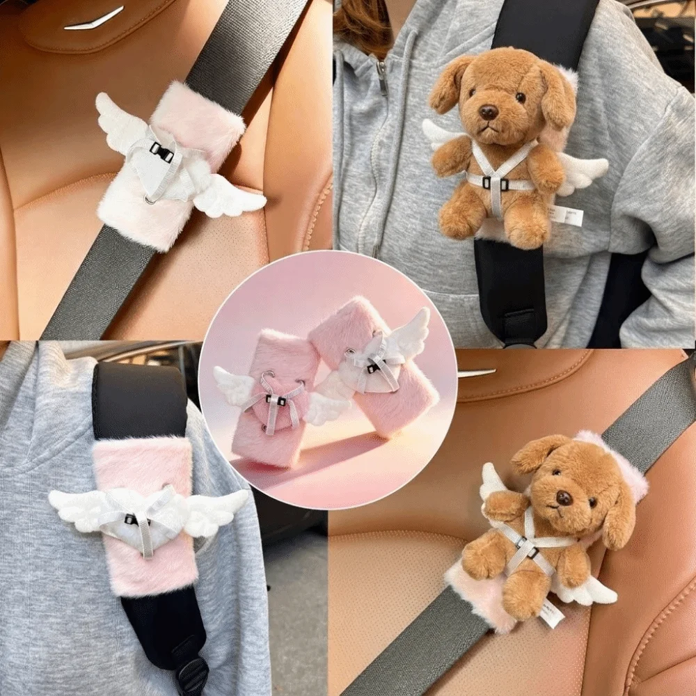 Showable dolls Car Seat Belt Pads Lightweight Soft Plush Doll Strap Washable Universal Seatbelt Covers For Fan Collection Gifts