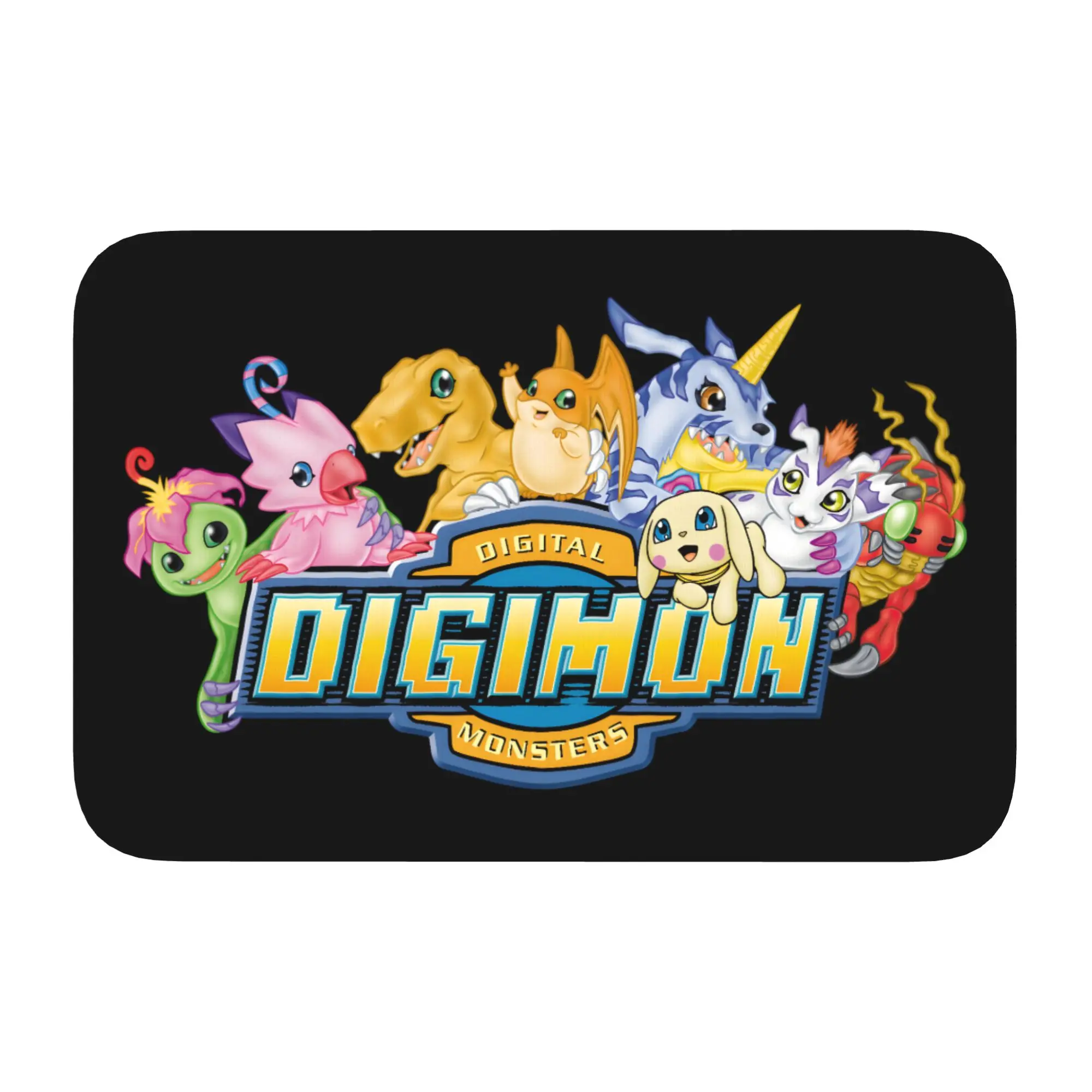 Personalized Digimon Japane  Doormat Mat Anti-Slip Anime Manga Video Game  Kitchen Bathroom Toilet Rug Carpet 40*60cm