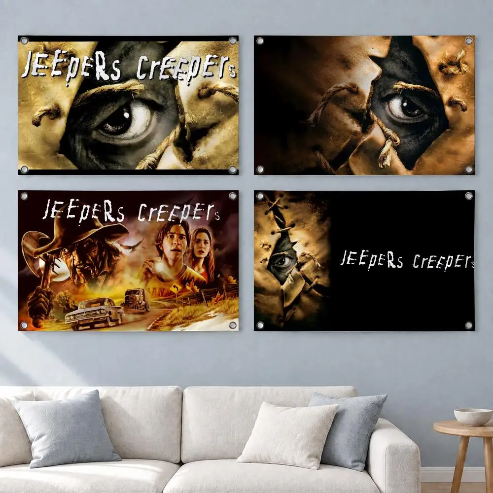 Horror Movie Jeepers Creepers Flags Indoor Outdoor Wall Banner Home Room Decor Hanging Art Backdrop