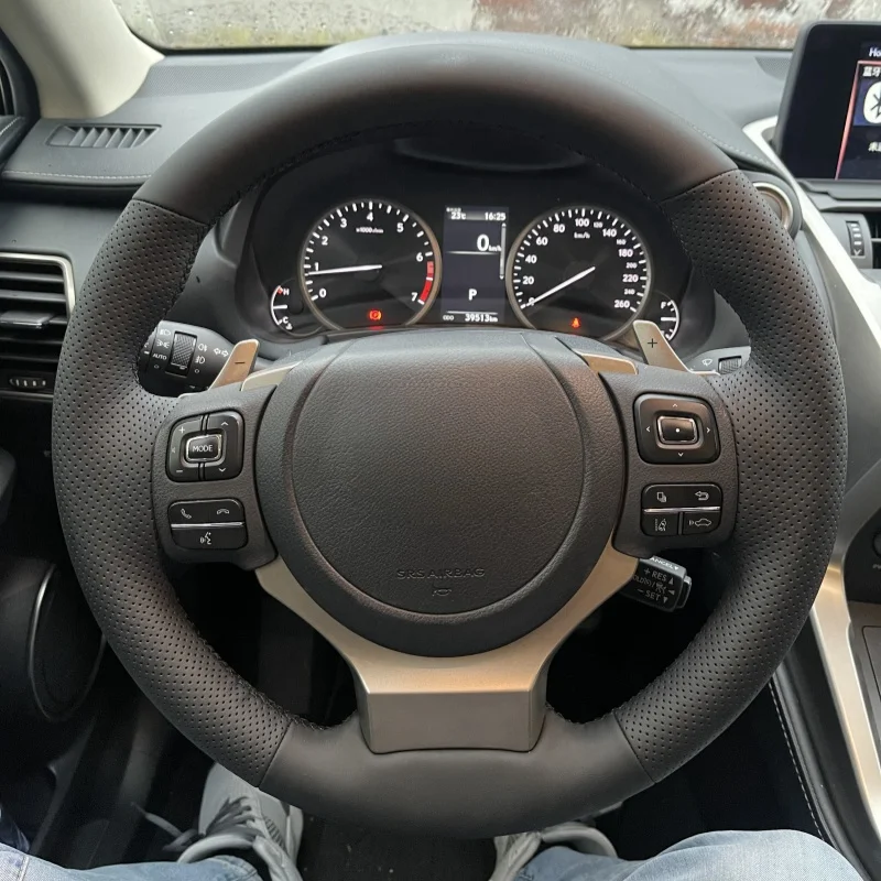 

Чехол на руль автомобиля из натуральной кожи для Lexus NX300 NX300H IS350 2015-2021, чехол на руль, автоинтерьер