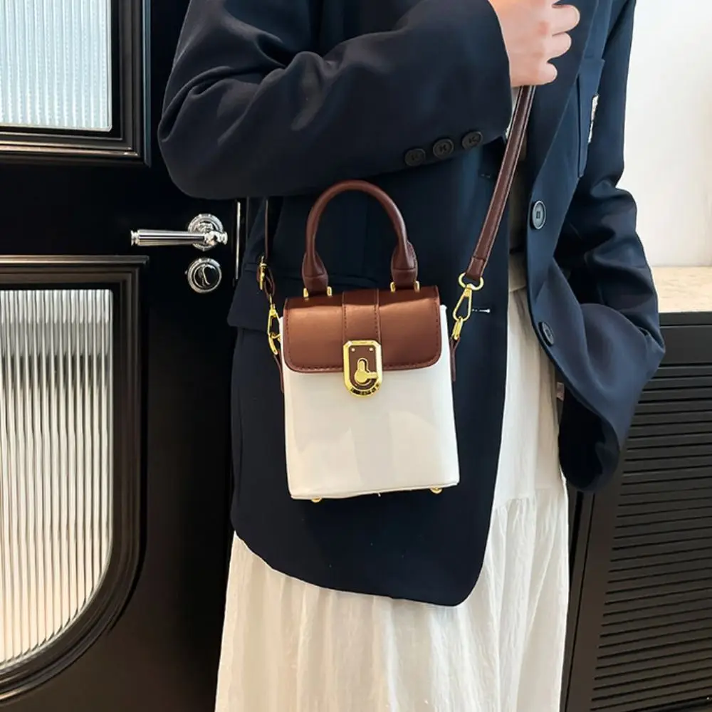 المحمولة بو التباين اللون حقيبة الهاتف الكورية نمط كل مباراة بسيطة حقيبة كتف حقيبة يد حقيبة الهاتف Ins مربع حمل حقيبة في الهواء الطلق