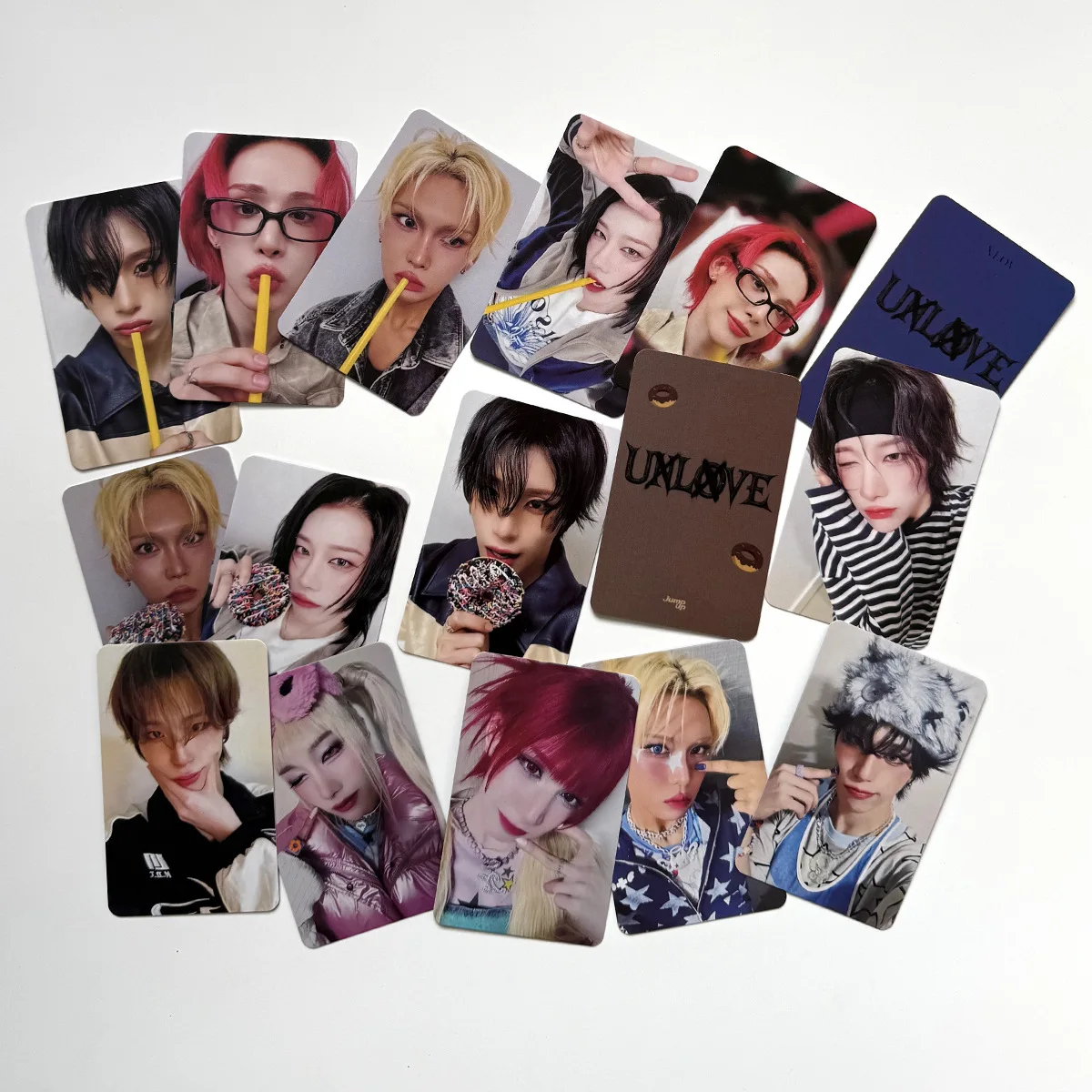 4Pcs/Set Idol Boy Group XLOV New Album UXLXVE Lomo Cards Special Bonus Cards Postcard WUMUTI RUI HARU HYUN Fans Gifts Collection view 2