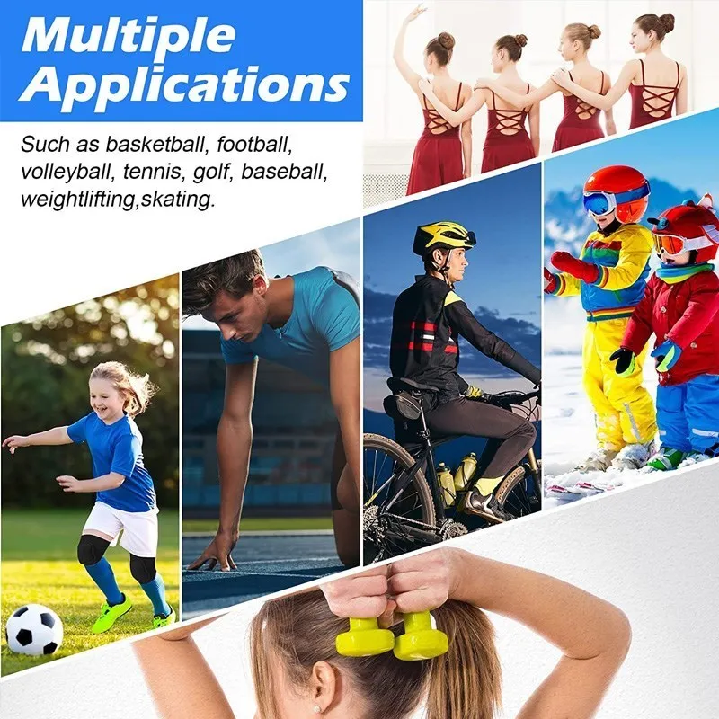 WOSWEIR-rodilleras de baile para voleibol, rodilleras de Yoga para mujeres, niños y hombres, soporte de rótula, rodillera EVA, Protector de Fitness,