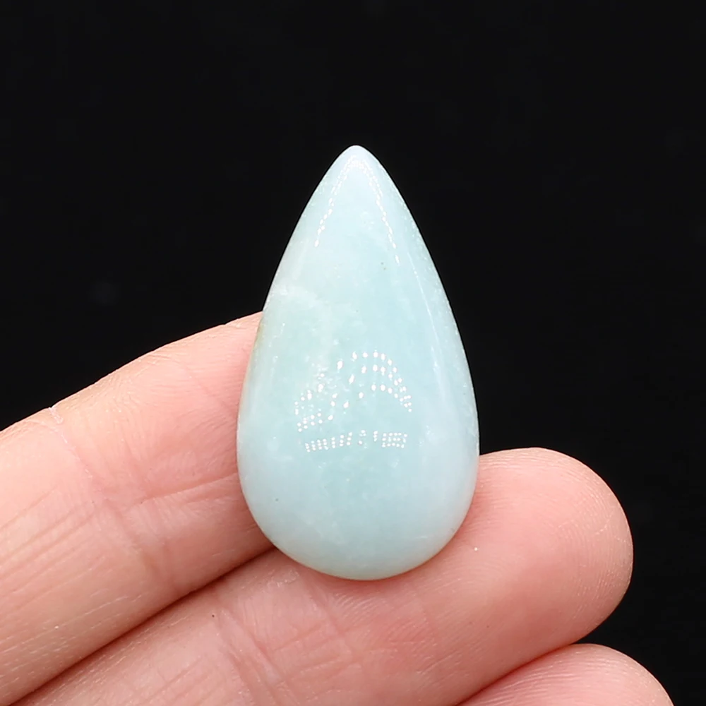 15x28mm Natural Stone Cabochon Beads Water Drop Shape Loose Gem Cabochon for DIY Ring Pendants Necklace Accessories