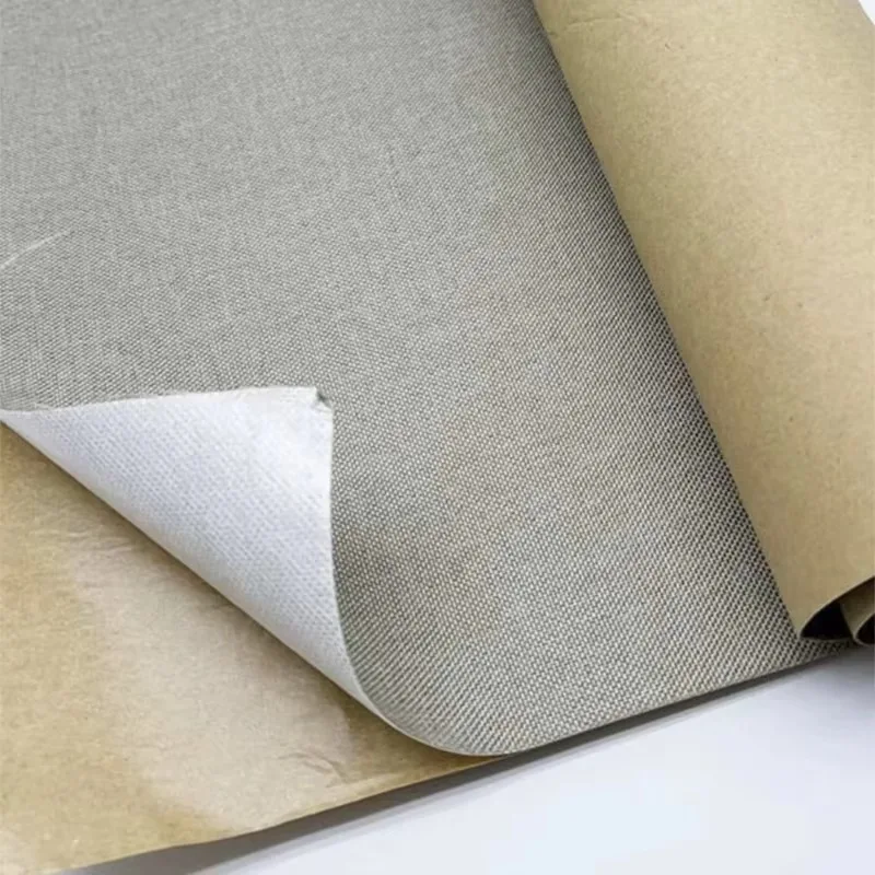 Linen Repair Patches Linen Fabric Sticker Self Adhesive Fabric Tape for Sofa Couch Furniture Chair Carpet Car Clothing DIY Craft