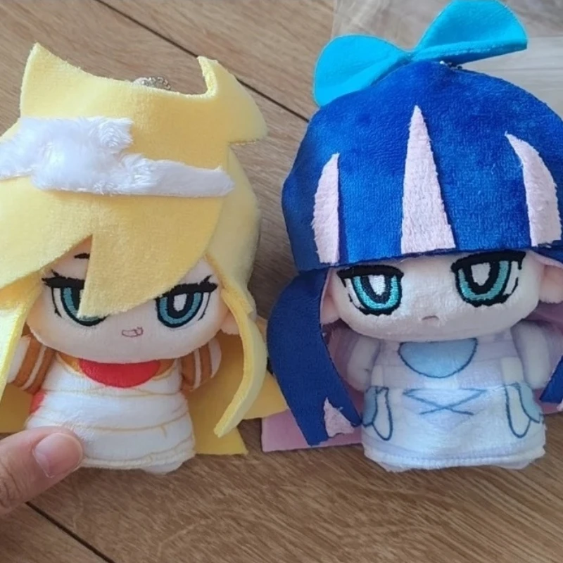 10cm Panty Stocking With Garterbelt Plushies Toys Keychain Anime Stocking Plush Dolls Toys Cute Figure Panty Stuffed Doll Gifts