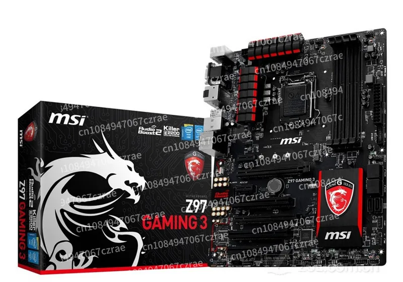 New MSI Z97 GAMING3-5 Z97-A main board 1150 pin M2 I7 4790K overclocking sec Z87