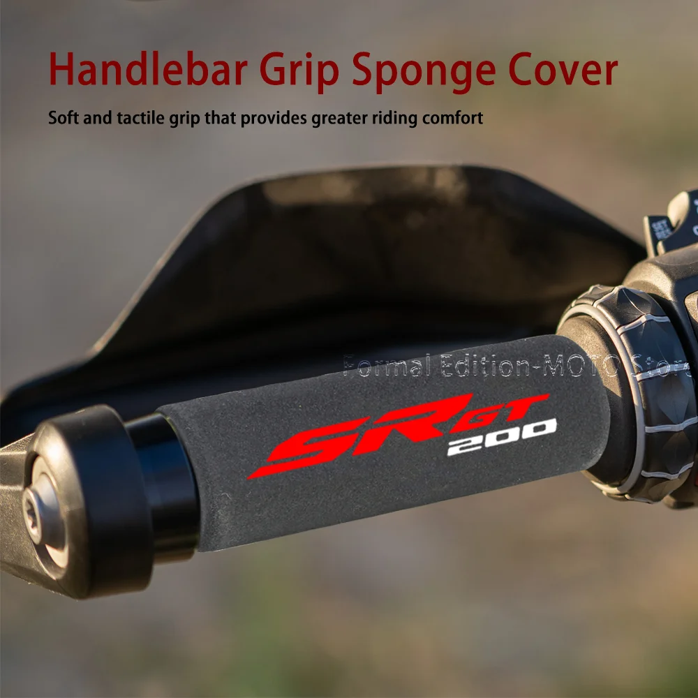 Motorcycle Sponge Grip Non-Slip Handlebar Grip Sponge Cover for Aprilia SR GT 200 125 2022- Aprilia RS 125 RS 125 Tuono 2021