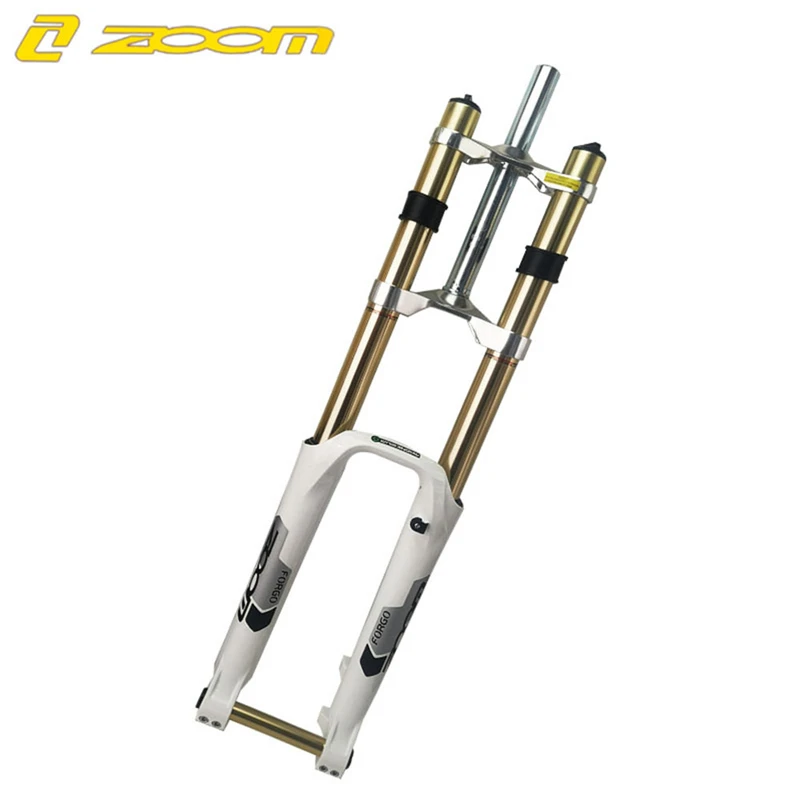 ZOOM MTB Bike Fork DH AM Mountain Bicycle Magnesium Alloy 26 Inch 27.5 29 Thru Axle Front Air Forks Cycling Accessories