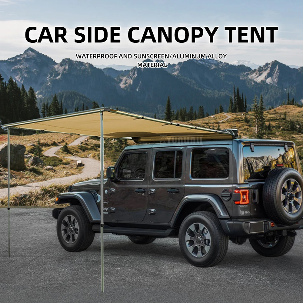 1.6X2.5M Car sunshade  rainproof Camping outdoor car side tent Car sunshade tent
