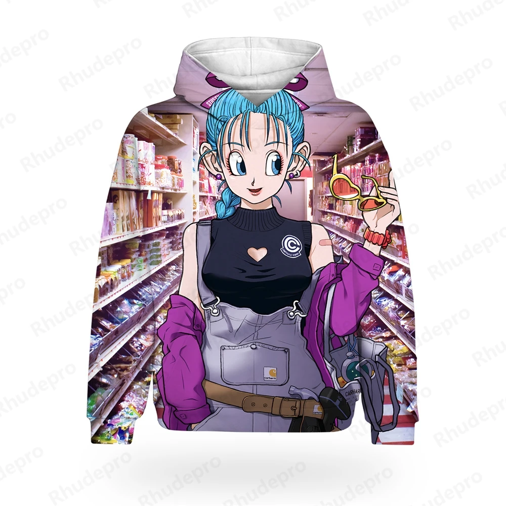 Otoño hombres nuevo 3D caliente Goku Vegeta todo estampado Cosplay niños calle Sudadera con capucha Unisex Tops de gran tamaño de manga larga Dragon Ball