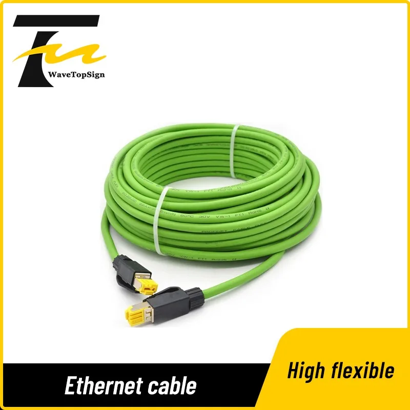 

Высокоэластичный промышленный кабель Ethernet wavetopsign с поддержкой протоколов Profinet, EtherCAT, CANopen, Ethernet