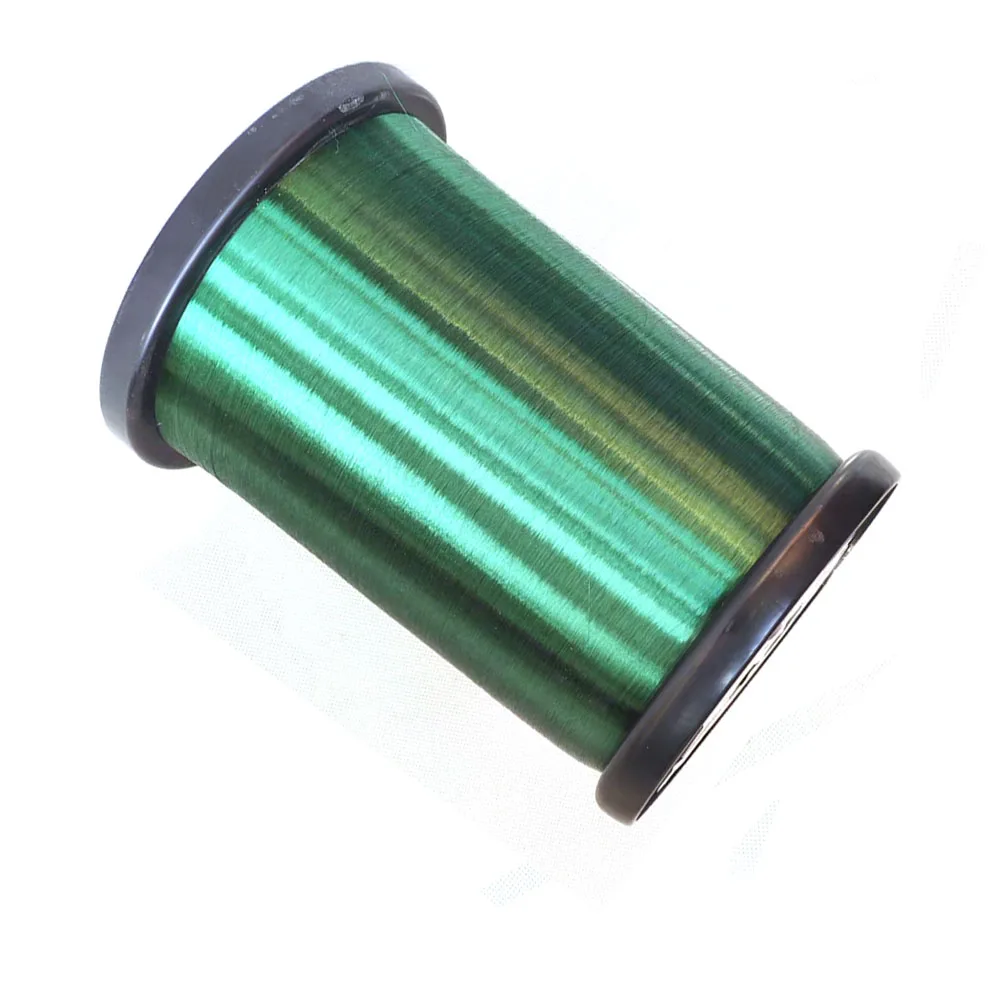 0.04 to1.2mm green copper wire Magnet Wire Enameled Copper Winding wire Coil Copper Wire Winding wire Weight 1000g QA-1-155 2UEW