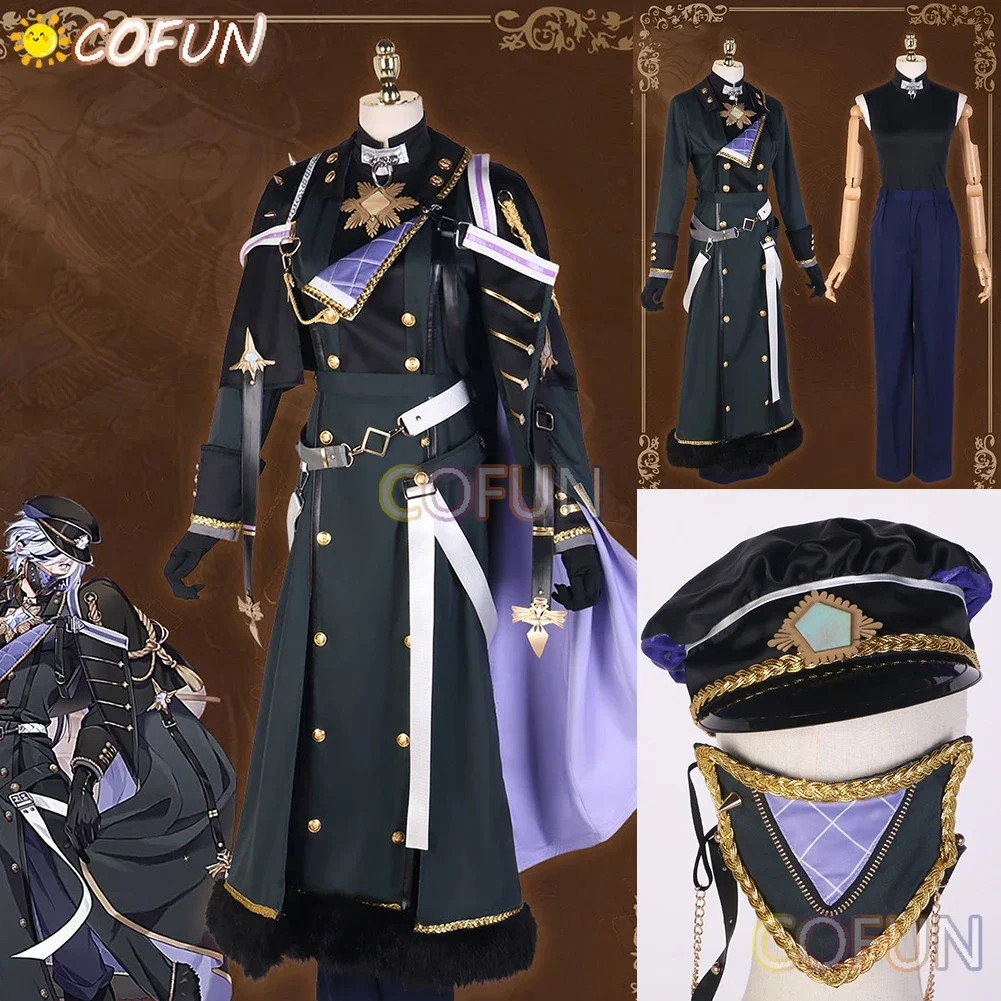 COFUN Game Nu: Carnival Blade Cosplay Costume Fancy Party Suit With Hat Halloween Anime Clothing Carnival Uniforms