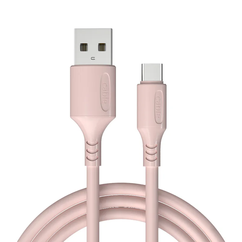 5A Fast Charging USB C Cable TYPE C Liquid Soft Silicone Data Cord For Huawei P30 Xiaomi 1.2/1.8M Mobile Phone USB Charger Wire