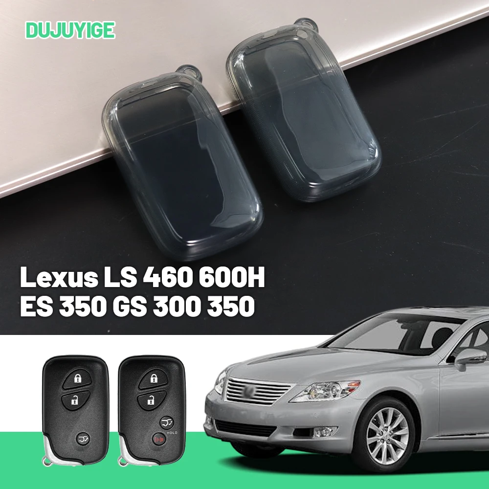 

Clear TPU Car Key Case For Lexus LS 460 600H ES 350 GS 300 350 430 450h 460 Key Fob Cover Protector Shell Auto Accessories