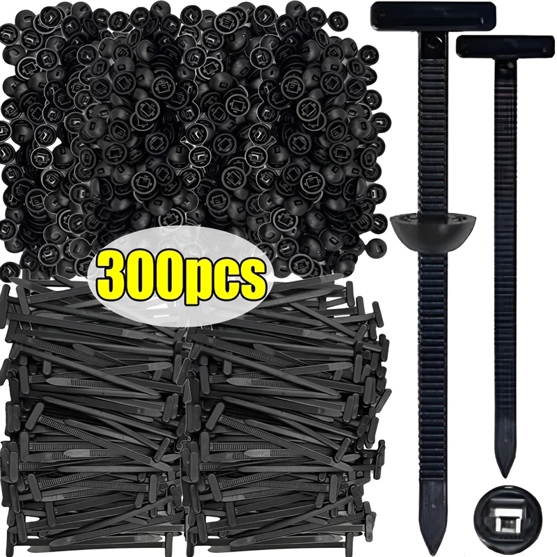

Nylon Cable Tie Buckle Auto Self-Locking Zip Ties Car Trunk Engine Guard Panel Fastener UV Resistant Wire Cable Fixed Straps