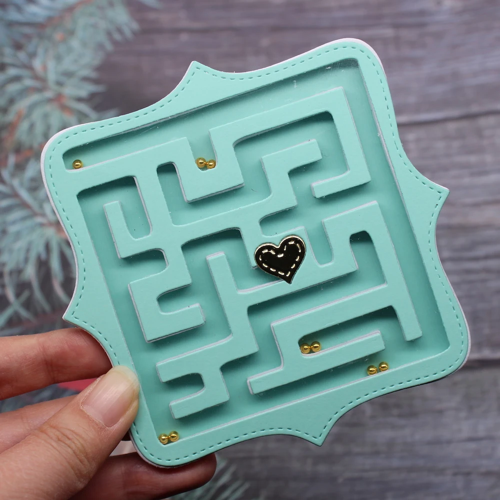 KSCRAFT Ball Maze Shaker Metal Cutting Dies Stencils for DIY Scrapbooking Decorative Embossing DIY Paper Cards image 3