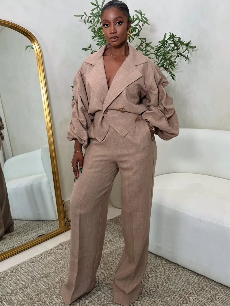2 Piece Women Sets 2025 New Arrival Plus Size Autumn Winter Matching Sets Print Two Pieces Sets Top Pants Suits Outfits Clothing
