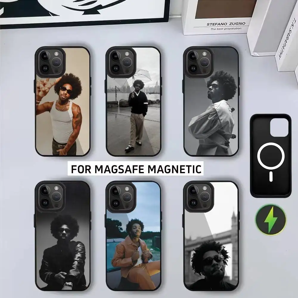 

Cool Singer 12B-Brent F-Faiyaz Phone Case For iPhone17,16,15,14,13,12,11 Plus,Pro Max Magnetic with Magsafe Wireless Charging