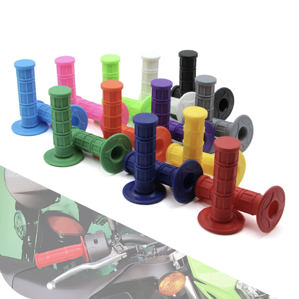 22mm/24mm Universal Motorbike Handle Bar Parts Motorcycle Handlebar Grips Gel Brake Handle Rubber Taper Motorcross Dirt Pit Bike