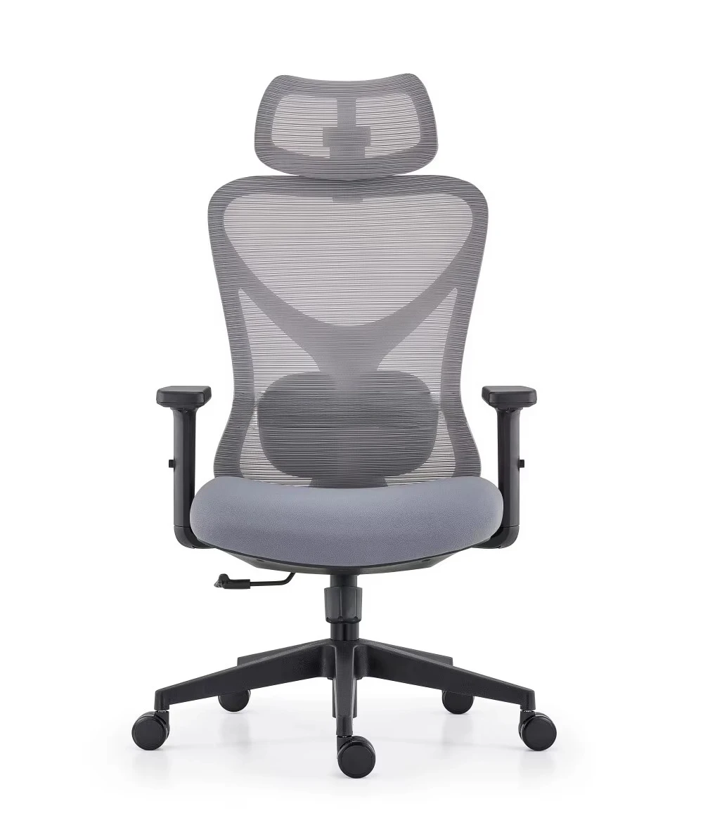 

Ergonomic Office Chair 3D Armrest Adjustable Headrest Adjustable Lumbar Support Staff Chair Mesh Back
