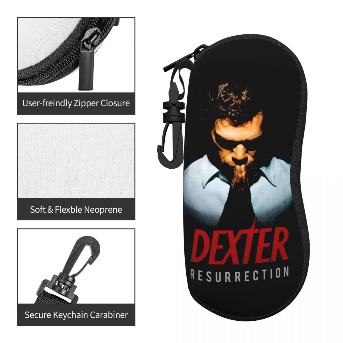 صندوق نظارات Dexter Morgan Tonight's The Night Glasses Case Printing Box TV Series Eyewear Box Ins Glasses Box