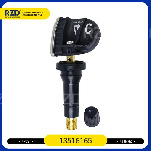 Imagen 2 del producto Para 2019 2020 2021 2022 Chevrolet Blazer Bolt Malibu Suburban Tahoe Aveo Malibu SENSOR de presión de neumáticos de coche 13516165 433MHz TPMS