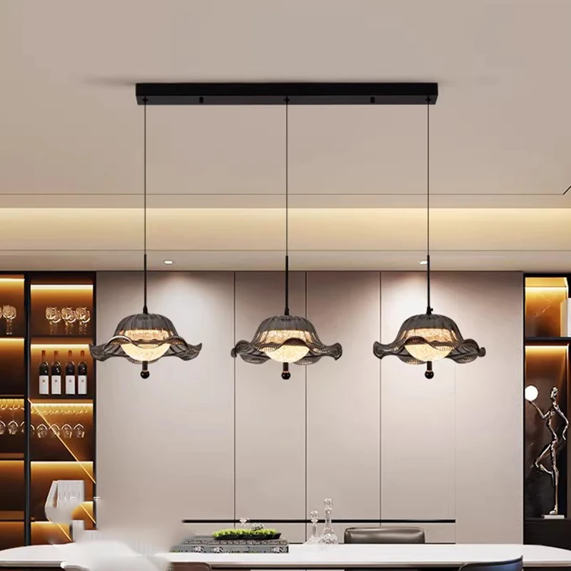 Neue moderne minimalistische Wohnzimmer-Pendelleuchte, Esszimmer-Pendelleuchte, einzigartige LED-Innenbeleuchtung