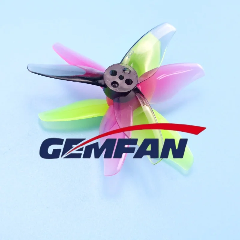 16pairs/32pcs Gemfan Hurricane 2023 2X2.3X3 3 blades toothpick propeller 1mm 1.5mm for RC FPV Racing Freestyle 2 inch Mini Drone