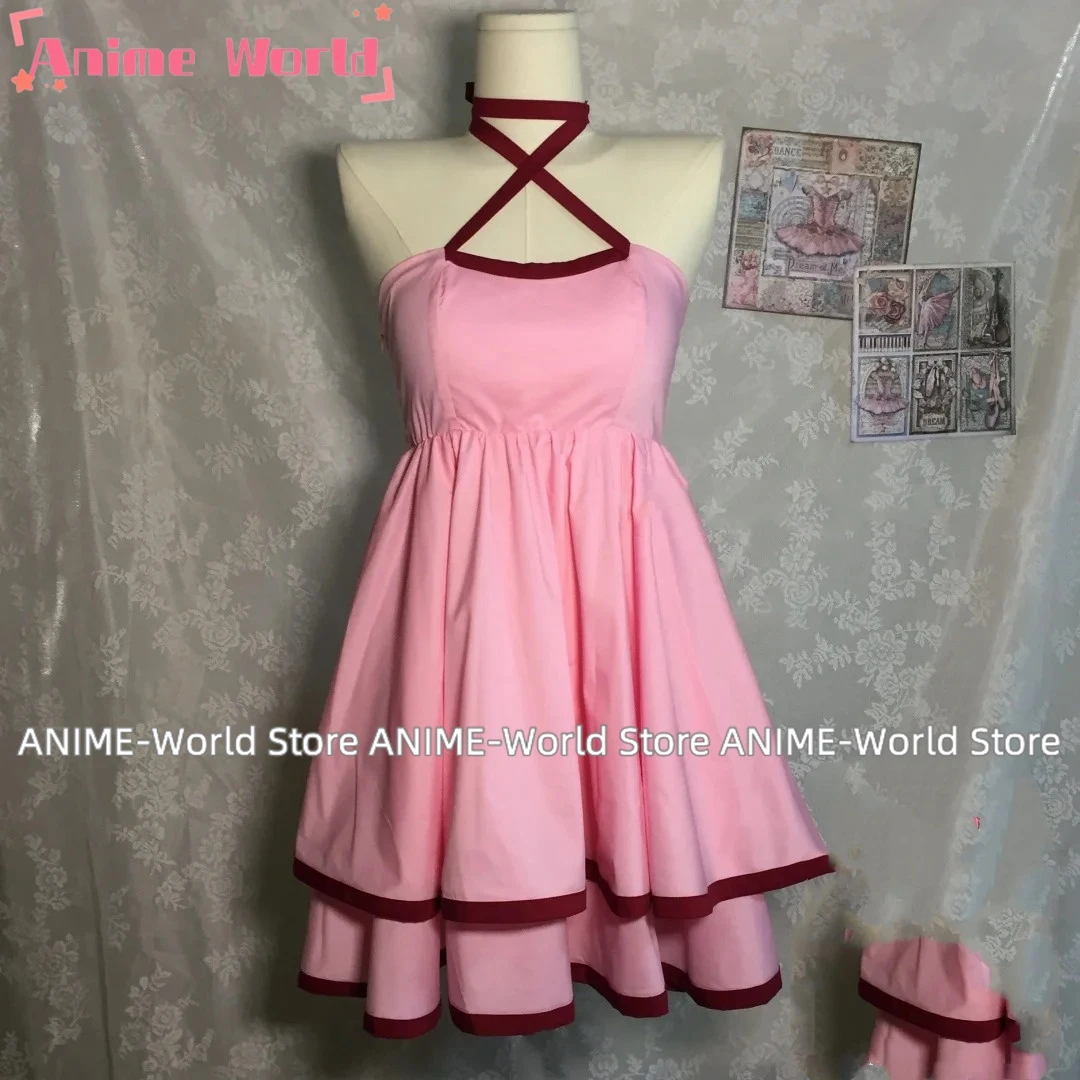 《Custom size》Anime Shugo Chara Amu Hinamori Pink Dress Everyday clothing Uniform Halloween Women's Costume