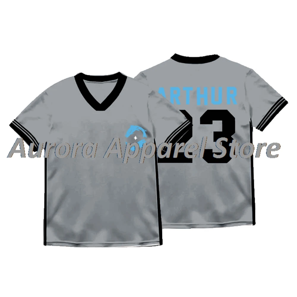 جيمس آرثر 23 جيرسي الحوت جولة حول العالم ميرش الخامس الرقبة تي شيرت النساء الرجال أزياء قصيرة الأكمام المحملة #5