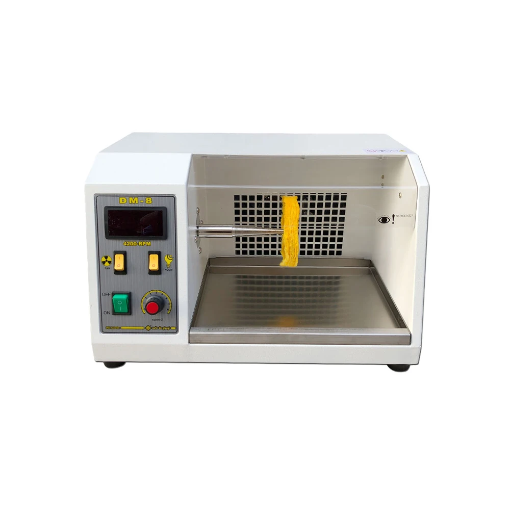 Sieraden doek wiel polijstmachine DM-8 desktop slijpen verstelbare snelheid variabele frequentie vacuüm reinigingsdoek wiel - afbeelding 2