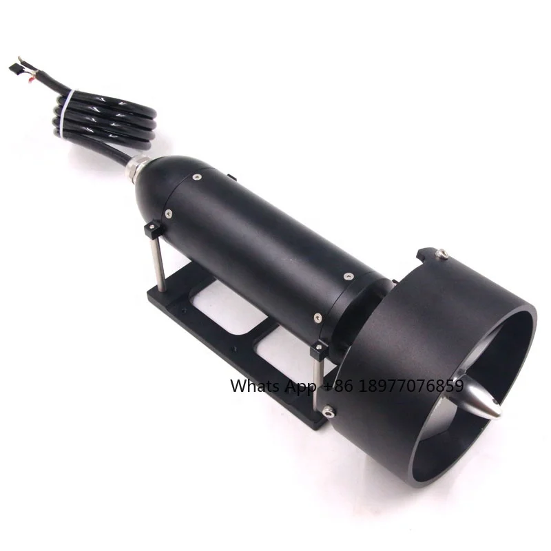 48V 30kg Thrust Underwater Thruster Fully Enclosed Built-in ESC 80A IPX8 300m for Electric Skateboard RC Boat ROV Hydrofoil