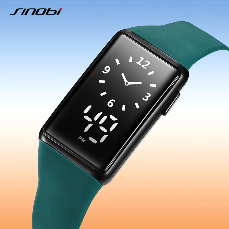 SINOBI Fashion Outdoor Sports Watch Woman Multifunction Watches Calender Clock 3Bar Waterproof Digital Watch Laides Gifts Watch