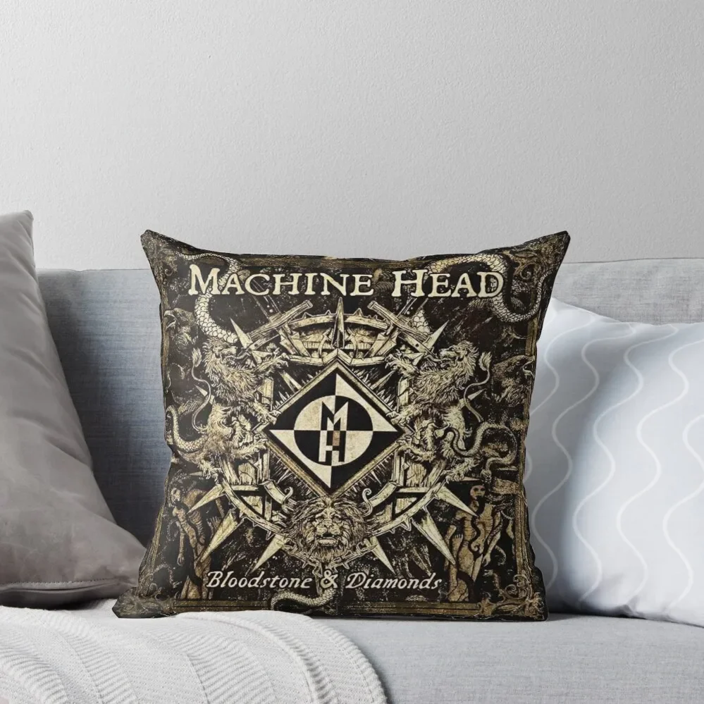 Machine Head - Bloodstone & Diamonds album 2014 Throw Pillow christmas decorations for home 2025 Decorative Cushion Cover pillow