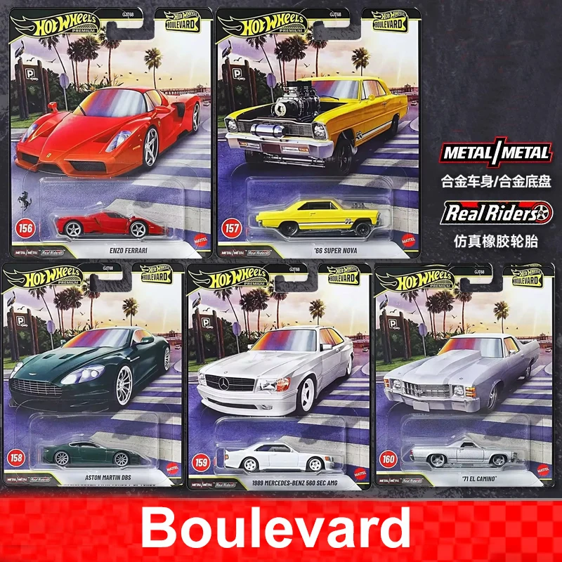 Carrinhos Hot Wheels Premium Originais: Mercedes-Benz AMG Enzo, Ferrari e Camaro em Metal Fundido na Escala 1:64 – Presente Ideal