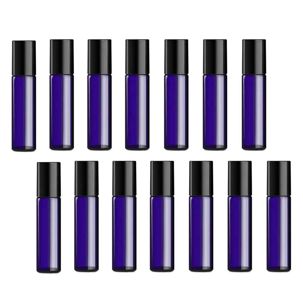 

24 Pcs Bottle Essential Oil Refillable Portable Cosmetics Contianer Roll-on Glass Travel