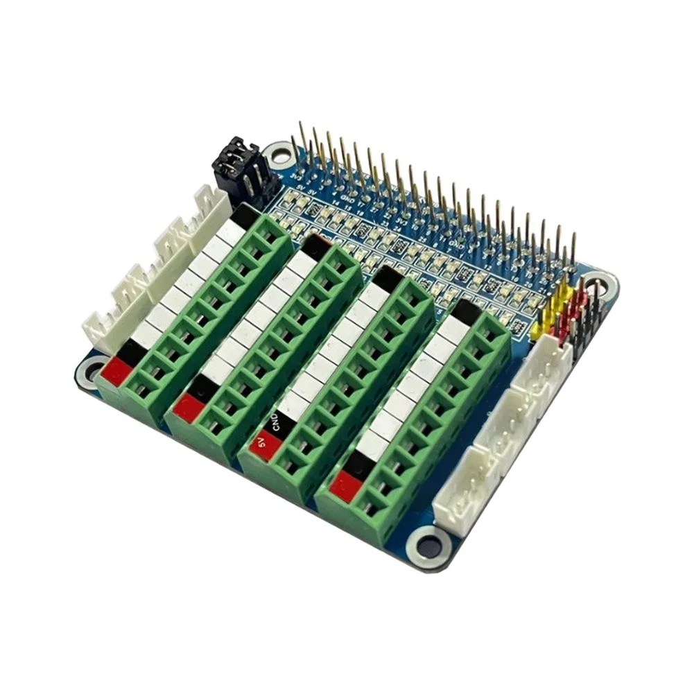 Screw Terminal Block Expansion Board With IDC40 Header, 40-Pin Flat Ribbon Cable Connector For MCU Projects