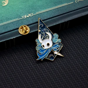 Game Hollow Knight Lapel Pins para mochila Broche Bone Nail Nail The Pale King Metal Enamel Broches para mujeres Insignia para hombres 8 mejores ventas Harry Potter Malfoy - №5