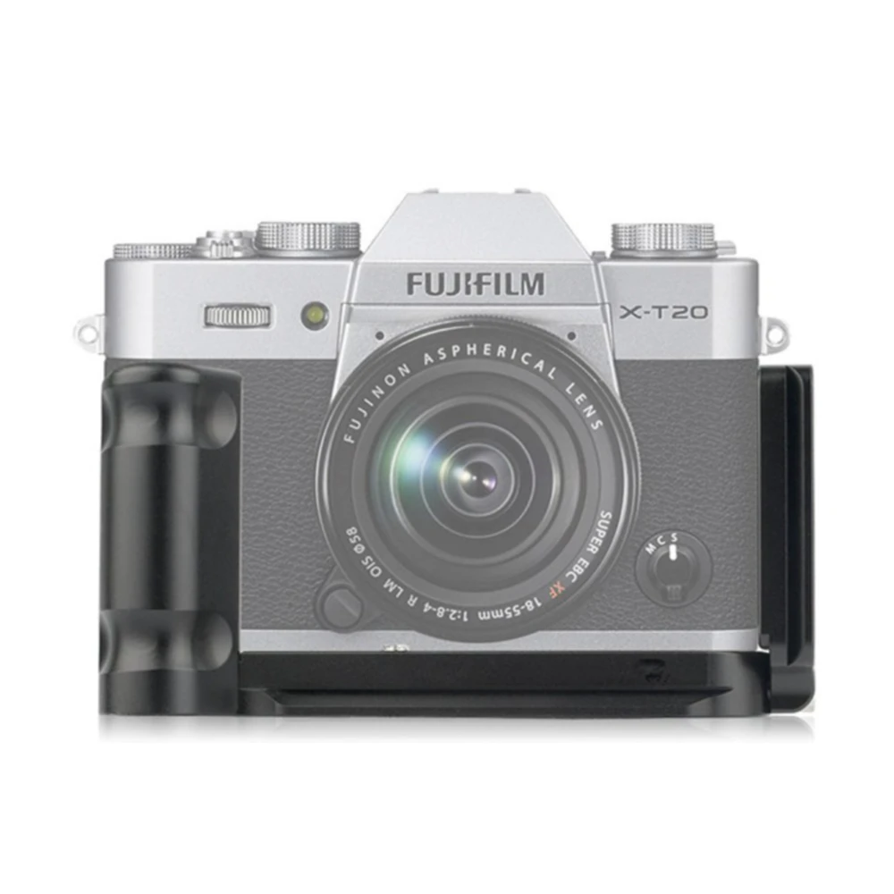XT30 XT20 XT10 Quick Release L stojak na talerze ściskacz uchwyt do statywu i 2x spust migawki dla Fujifilm X-T30 X-T20 X-T10