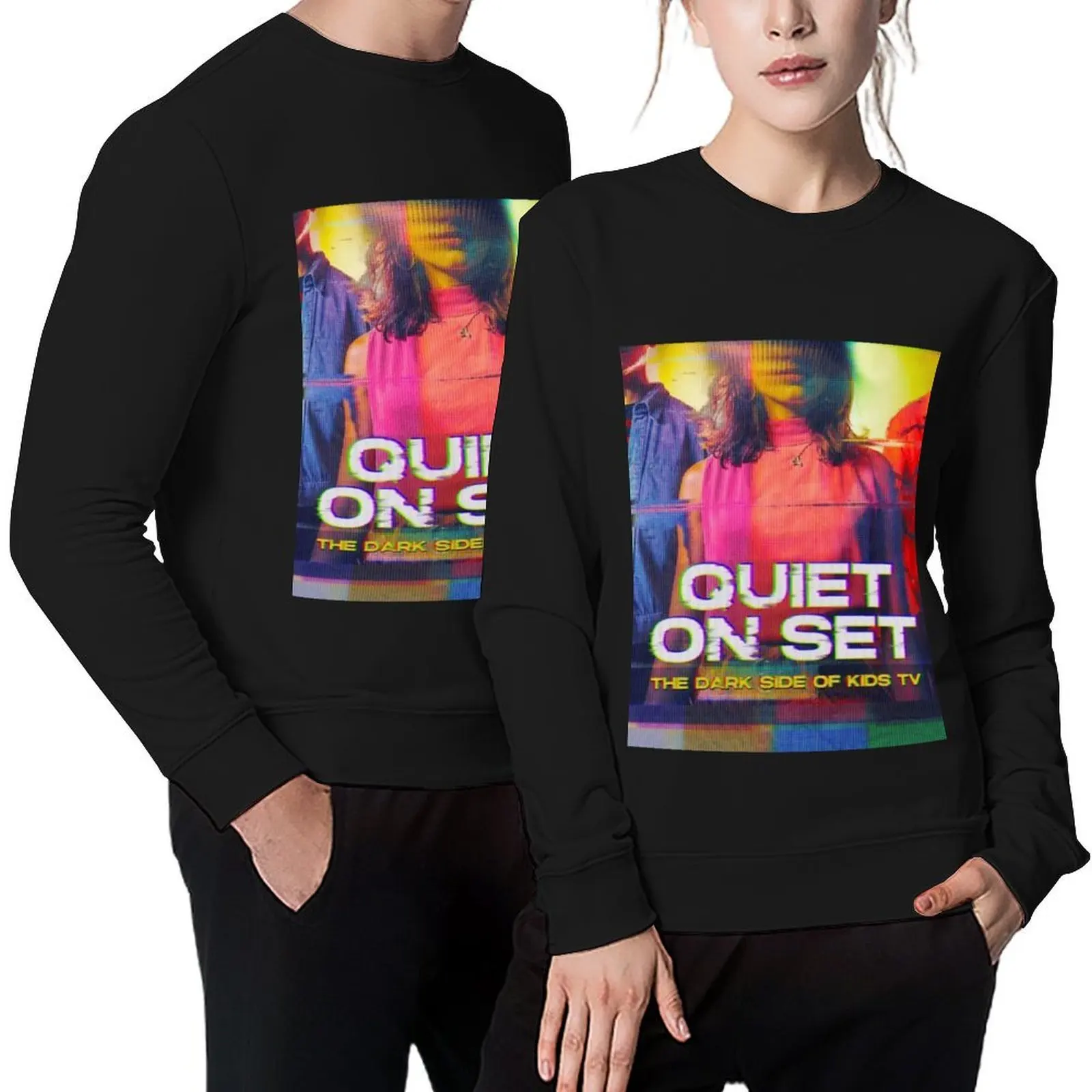 

Quiet On Set Pullover tracksuits men's sweat-shirt korean style clothes anime clothing new in sweatshirts