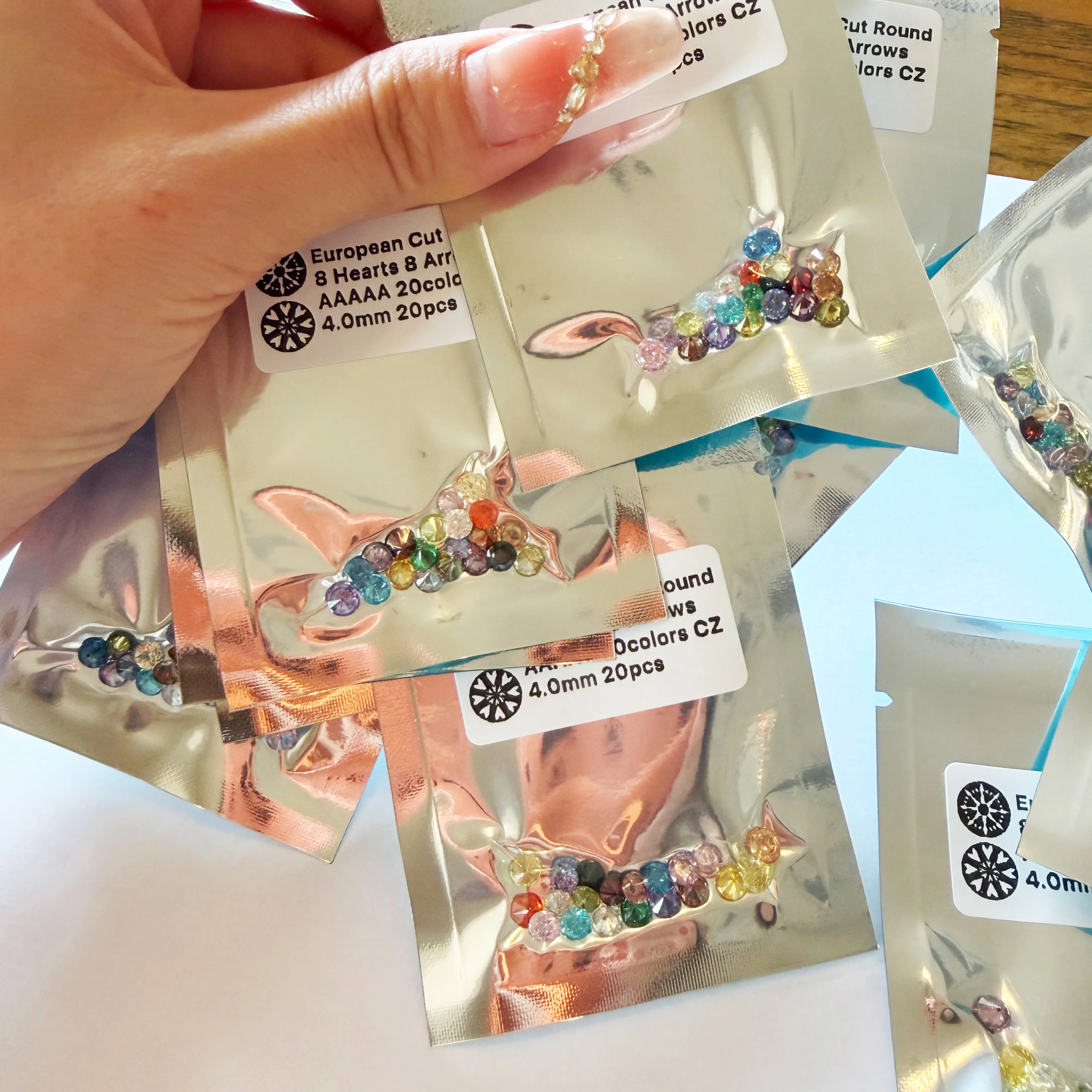 20Pcs Round Brillia…