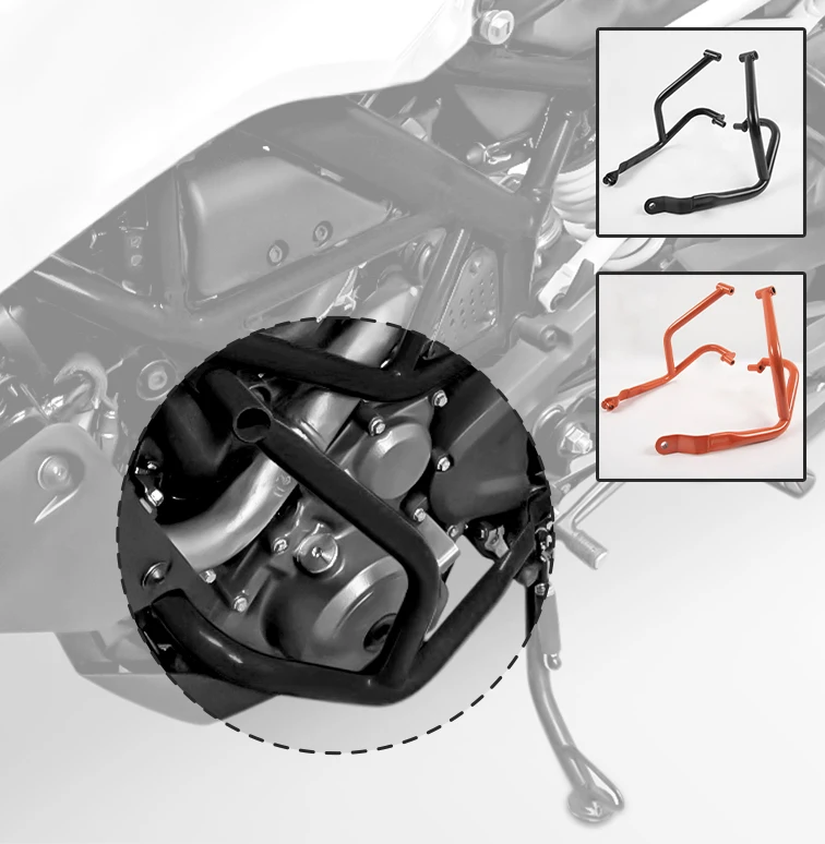 

Engine Guard Crash Bar Highway Bumper Frame Motorcycle Stung Cage For KTM DUKE 250 390 2017-2023 DUKE 200 2020-2023