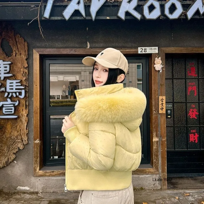 New Down Cotton Jacket 2026 Comfortable Casual Women's Winter Parka Ladies Coat Sense of Design Warm Fashion Female Jacket