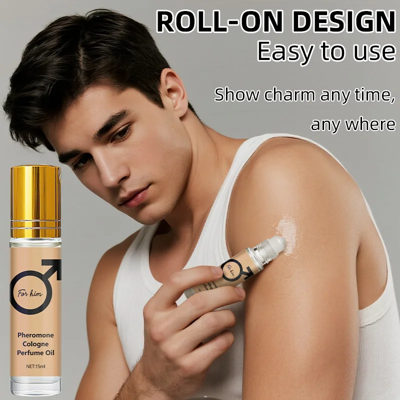 Lemonfay Pheromone Cologne Oil for Men, Long Lasting